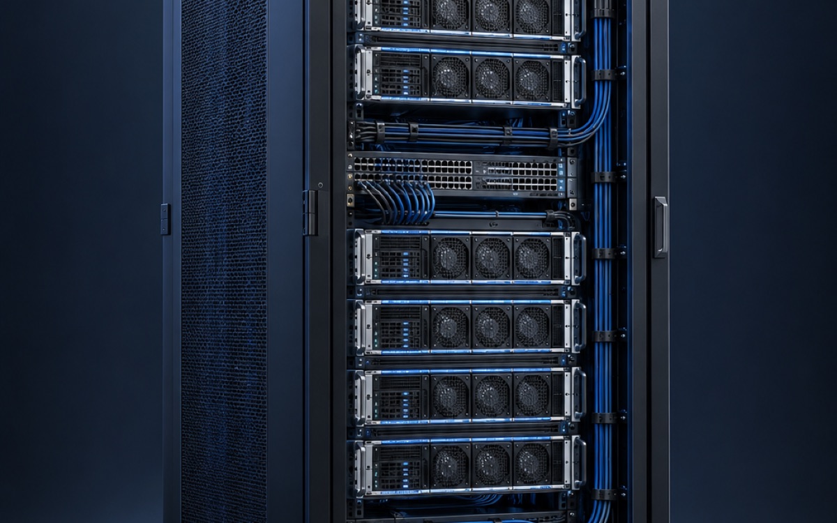 Стойка NVIDIA GB200 NVL72